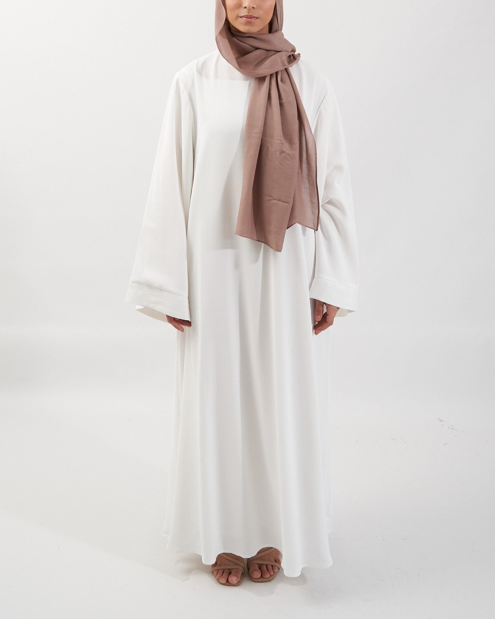 Khatijah Abaya - White