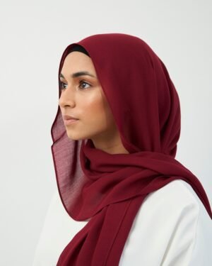 Premium Modal Hijab - Maroon