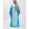 Butterfly Ombre Abaya - Blue