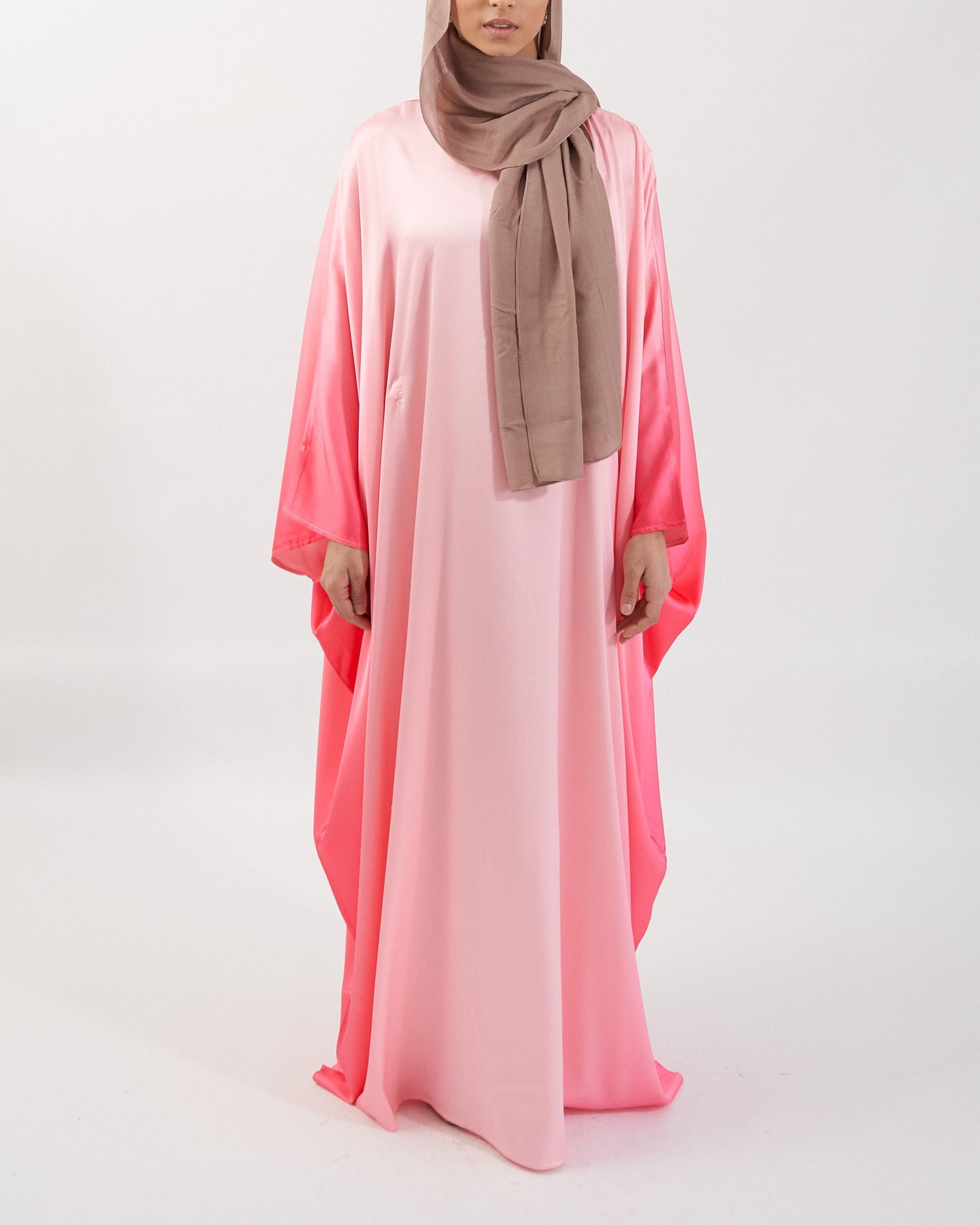 OmbreAbaya-Pink6-FajrNoor_1fef01d4-3e4d-4e67-8f02-29b2ae14ab20.jpg Butterfly Ombre Abaya - Pink