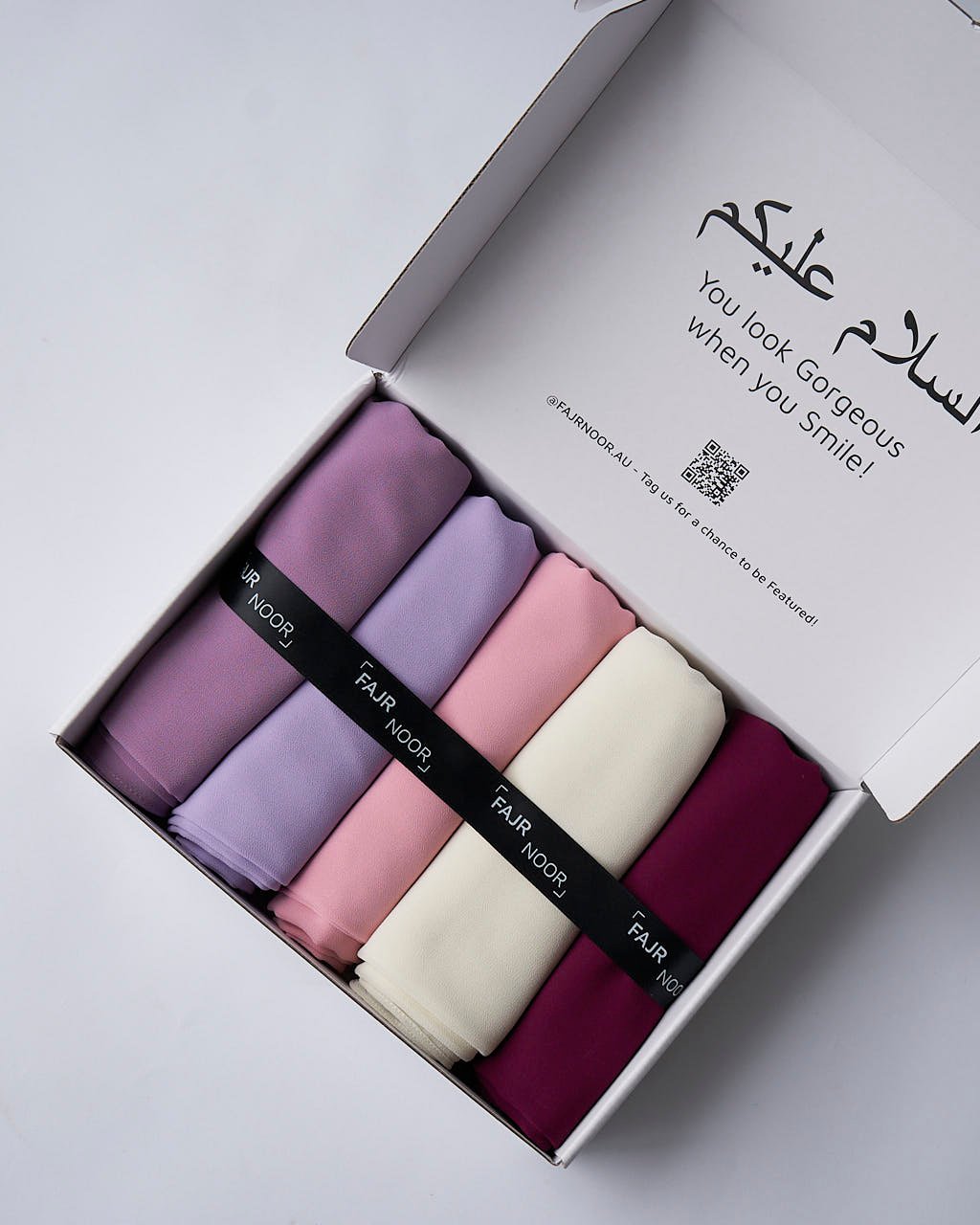 Rose Chiffon Hijab Box